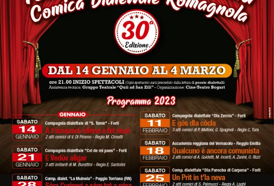 Riparte il Festival della Commedia Comica Dialettale Romagnola | 30° edizione (2023)