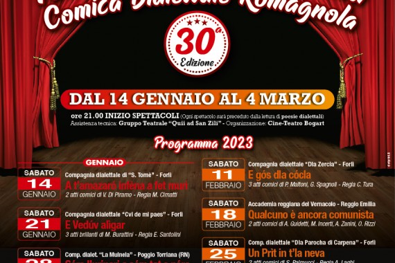 Riparte il Festival della Commedia Comica Dialettale Romagnola | 30° edizione (2023)