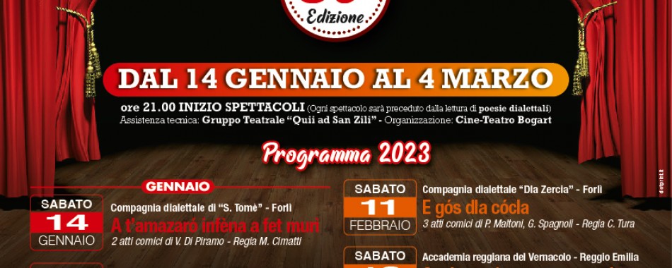 Riparte il Festival della Commedia Comica Dialettale Romagnola | 30° edizione (2023)